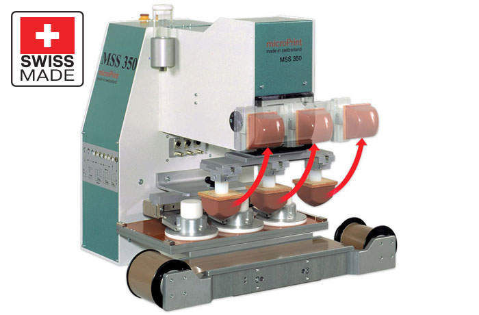 MSS-350 Multi Color Swivel Pad Printing Machine